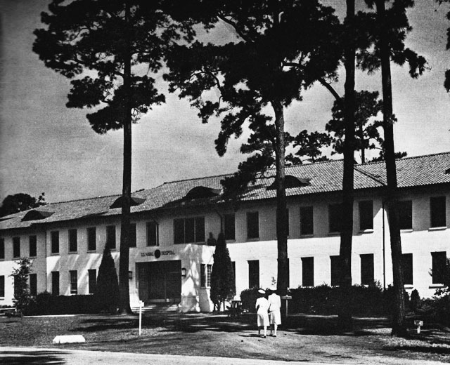 Naval Hospital Charleston in 1948.  U.S. Navy photo.
