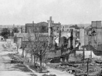Columbia, after Sherman's troops went through in 1865