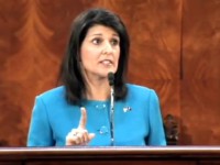 Gov. Nikki Haley gives the 2015 State of the State address, 2015.