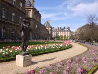 A favorite place is the Luxembourg Gardens on the Left Bank.