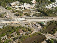 Overhead view of an overpass along Johnnie Dodds Blvd. in Mount Pleasant that was part of a bonded improvement project.  Photo:  Charleston County.