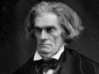 John C. Calhoun in 1849, a year before his death. Image is a whole-plate daguerreotype by Mathew Brady valued at $338,500 at auction in 2011. Via Wikipedia.