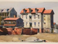 Charleston Slum, 1929, by Edward Hopper. Watercolor on paper.  Image provided by The Gibbes Museum.