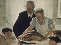 Part of "Rockwell's "Freedom from want"