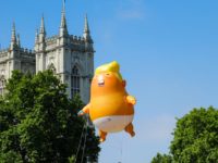 A Trump balloon in London.  Via Unsplash.