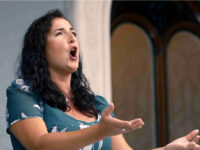 An opera singer at a recent Charleston event.  Photo via Charleston Opera Theater