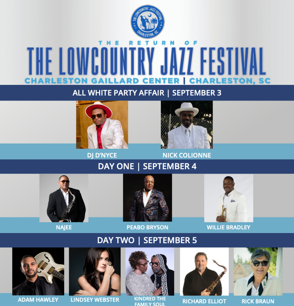 Charleston Currents CALENDAR Lowcountry Jazz Festival returns Labor